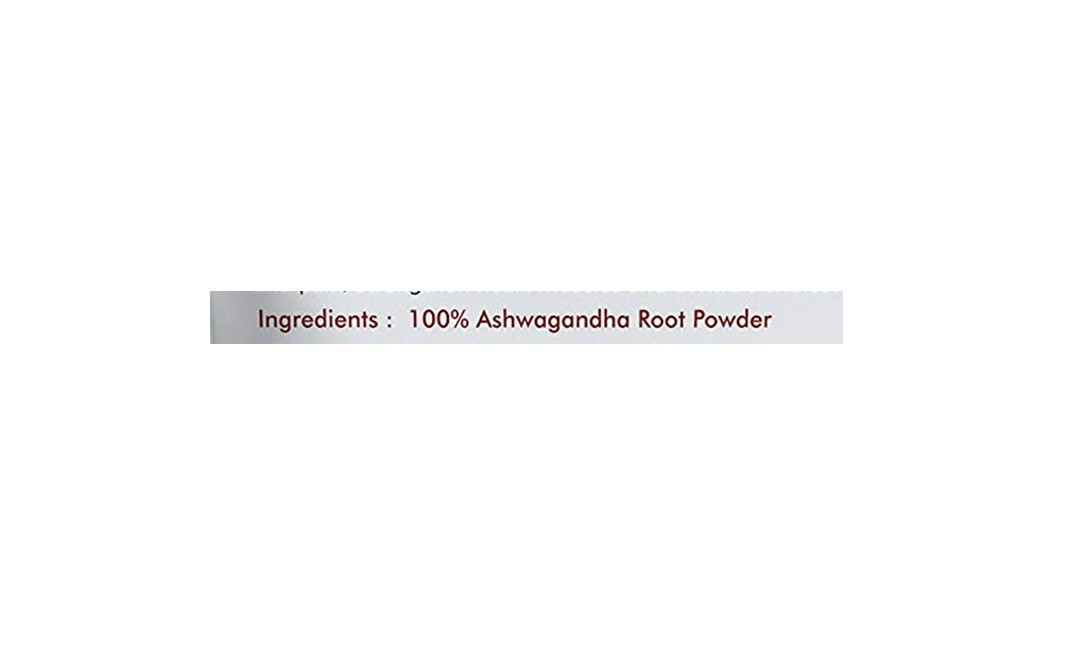 Holy Natural Ashwagandha Root Powder    Pack  100 grams